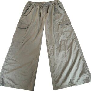 LOT OF 2 Old Navy Women's Green Breathable Cargo Style Jogger Pants, Size Medium